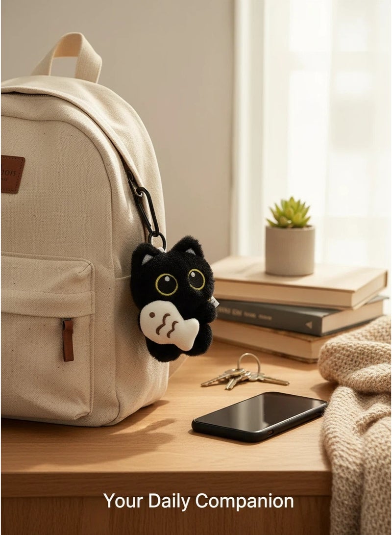 ميدالية مفاتيح قطة منفوشة وتعليقة زخرفية - Image 3